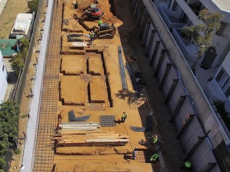 Footings for a Residential Home in Santa Monica, CA